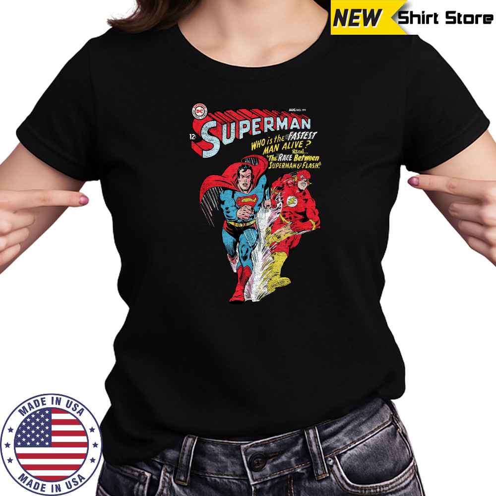Justice League The Flash & Superman Fastest T Shirt Women's T-shirt