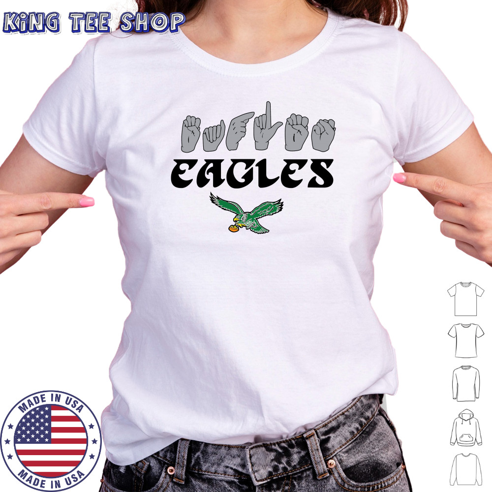 Philadelphia Eagles Sign Language Hands T-Shirt Women's T-shirt