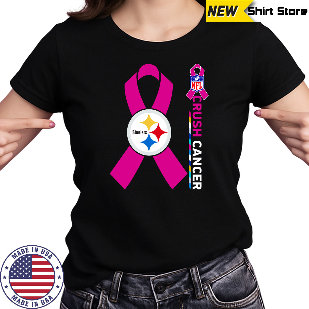 pittsburgh Steelers NFL Crush Cancer shirt Women's T-shirt