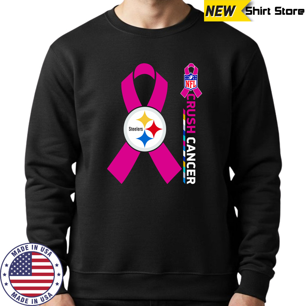 pittsburgh Steelers NFL Crush Cancer shirt Sweatshirt