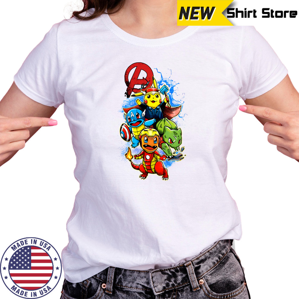 Pokemon Pokevengers Marvel Avengers Endgame tshirt Women's T-shirt