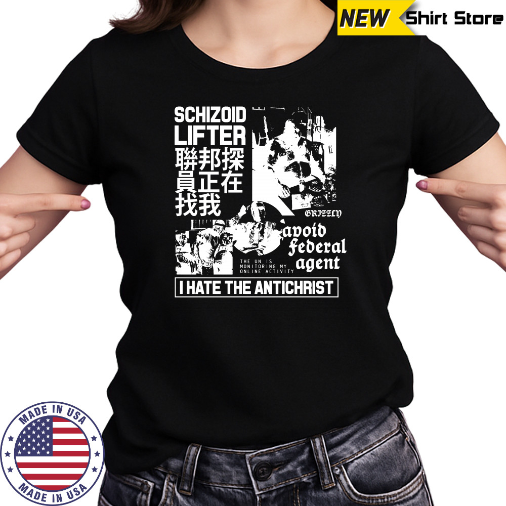 Schizoid lifter I hate the antichrist shirt Women's T-shirt