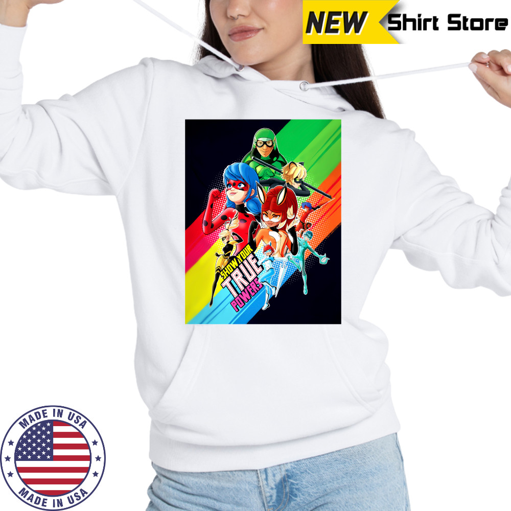Show your true power Miraculous Collection Ladybug and All Heroez T-Shirt Hoodie