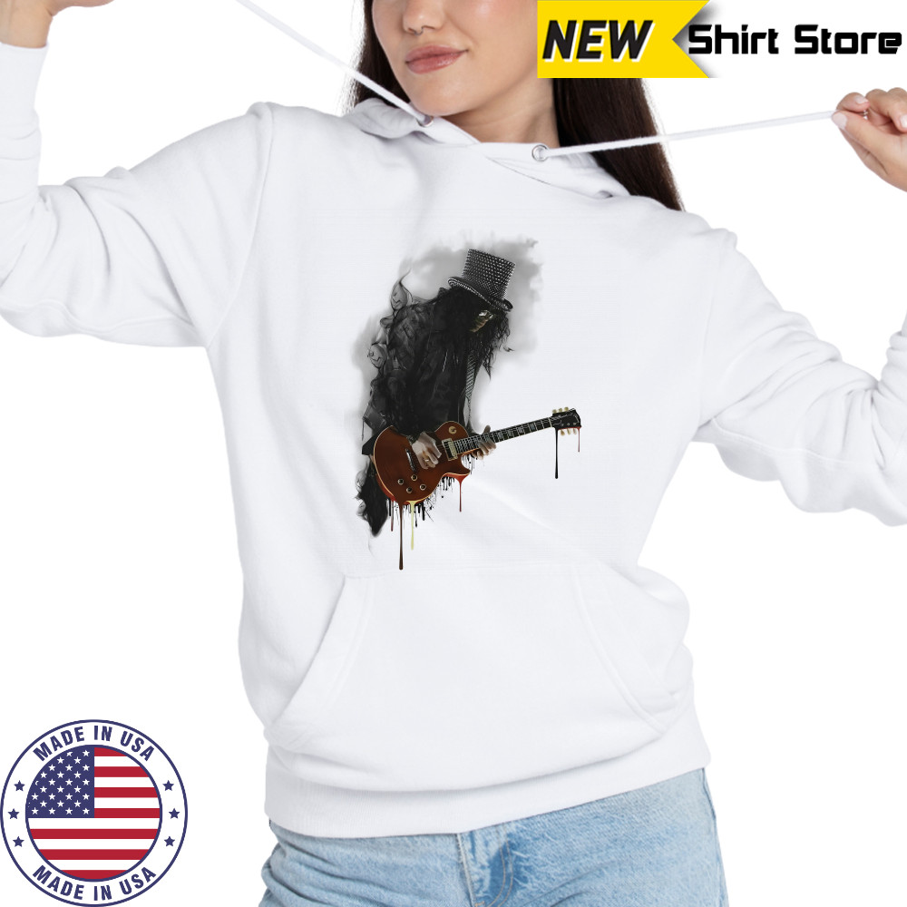 Slash play guitar guns N roses shirt Hoodie