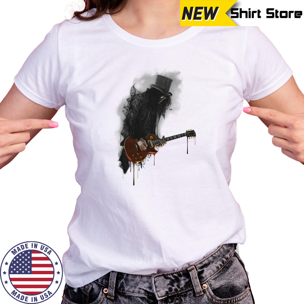 Slash play guitar guns N roses shirt Women's T-shirt