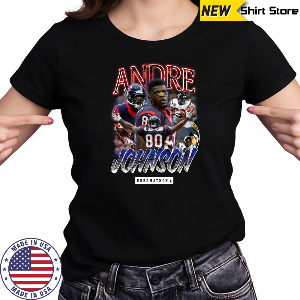Vintage Andre Johnson Dreams Aj Houston shirt Women's T-shirt