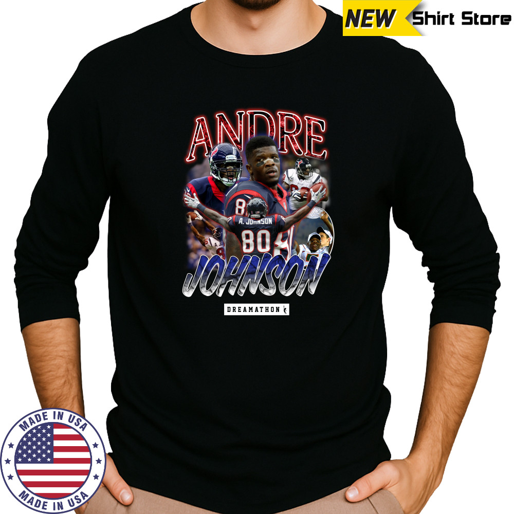 Vintage Andre Johnson Dreams Aj Houston shirt Long Sleeved