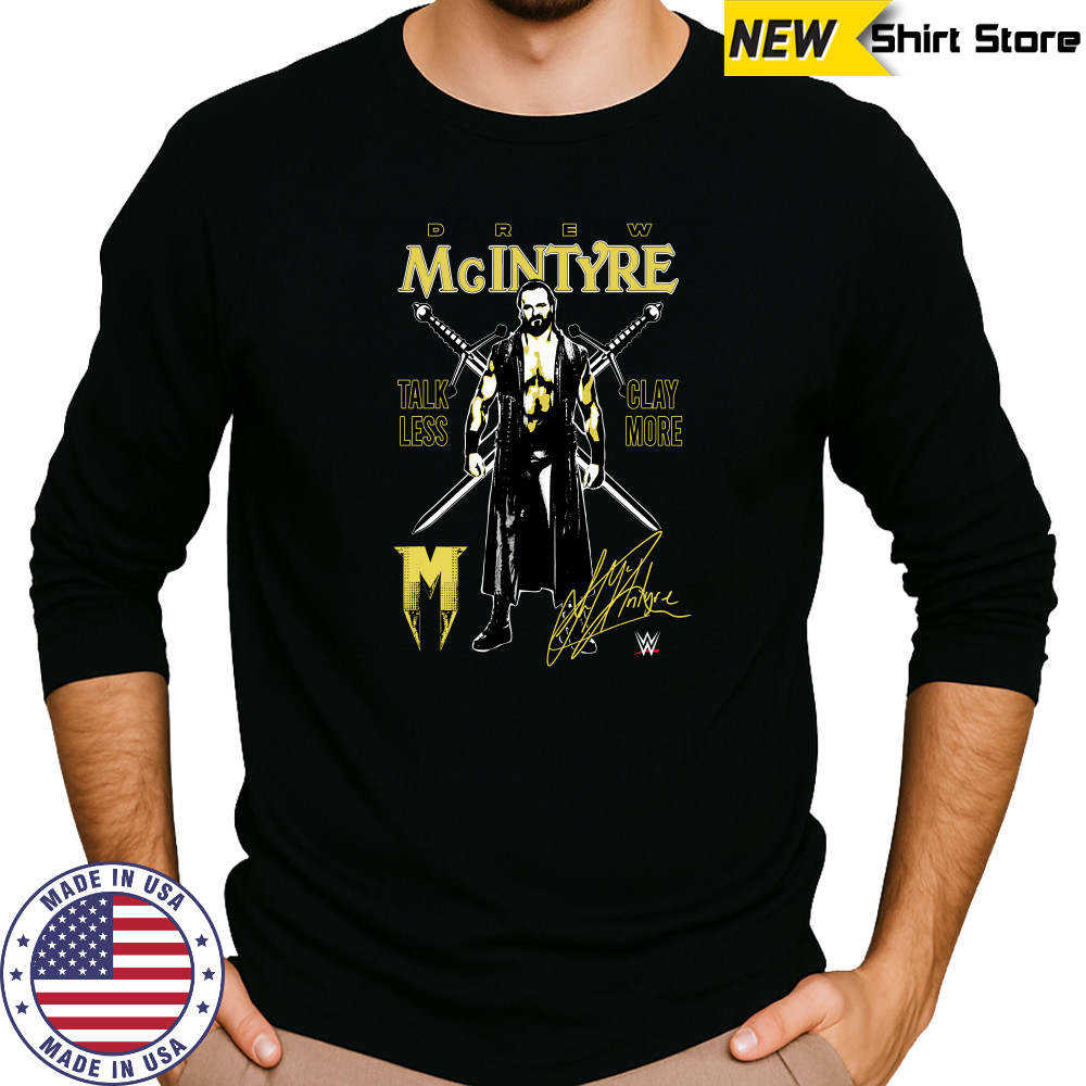 WWE Drew McIntyre T-Shirt Long Sleeved
