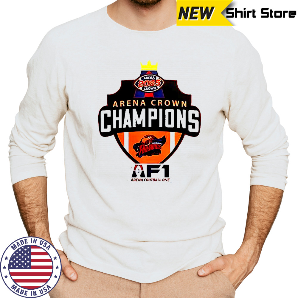 Albany Empire 2025 Arenabowl Champions F1 T-Shirt Long Sleeved