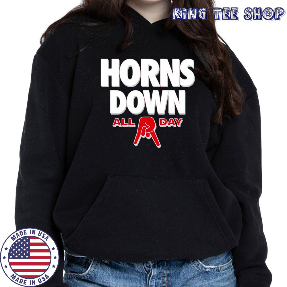 All day horns down Ohio State shirt Hoodie