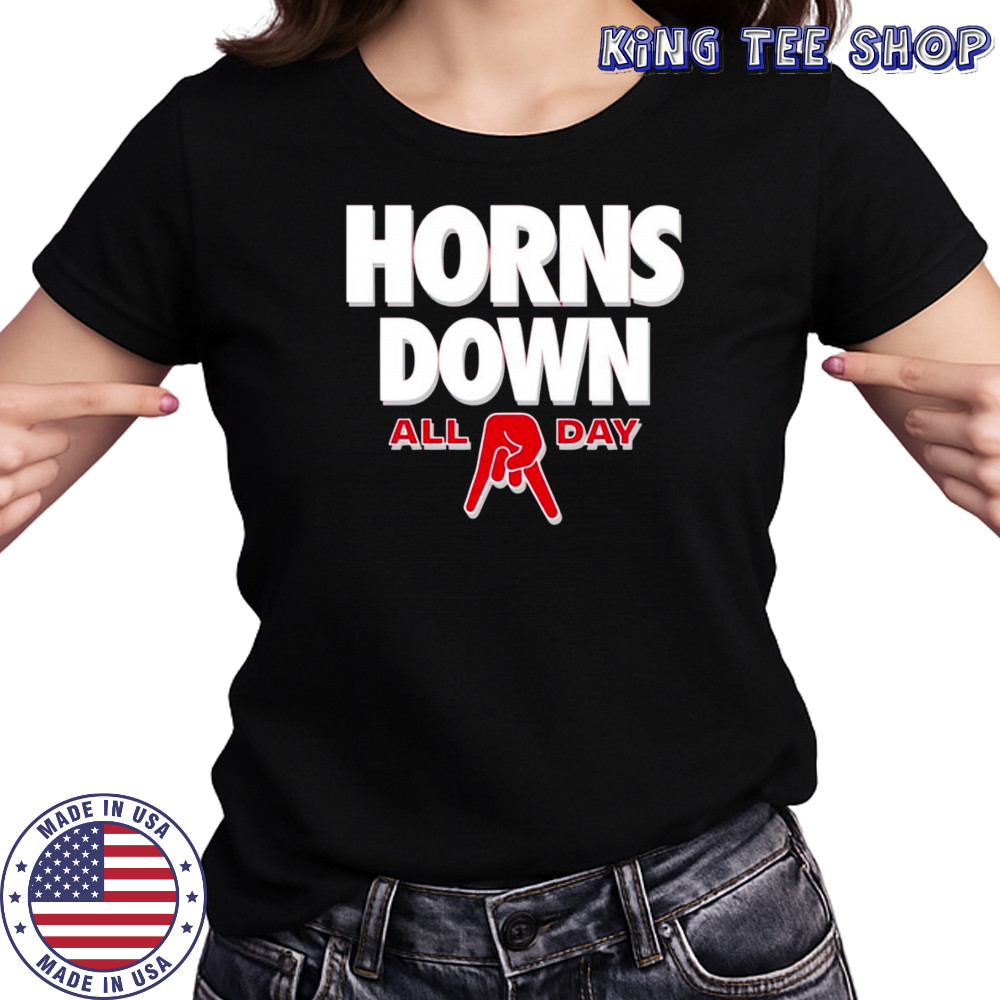 All day horns down Ohio State shirt Women's T-shirt