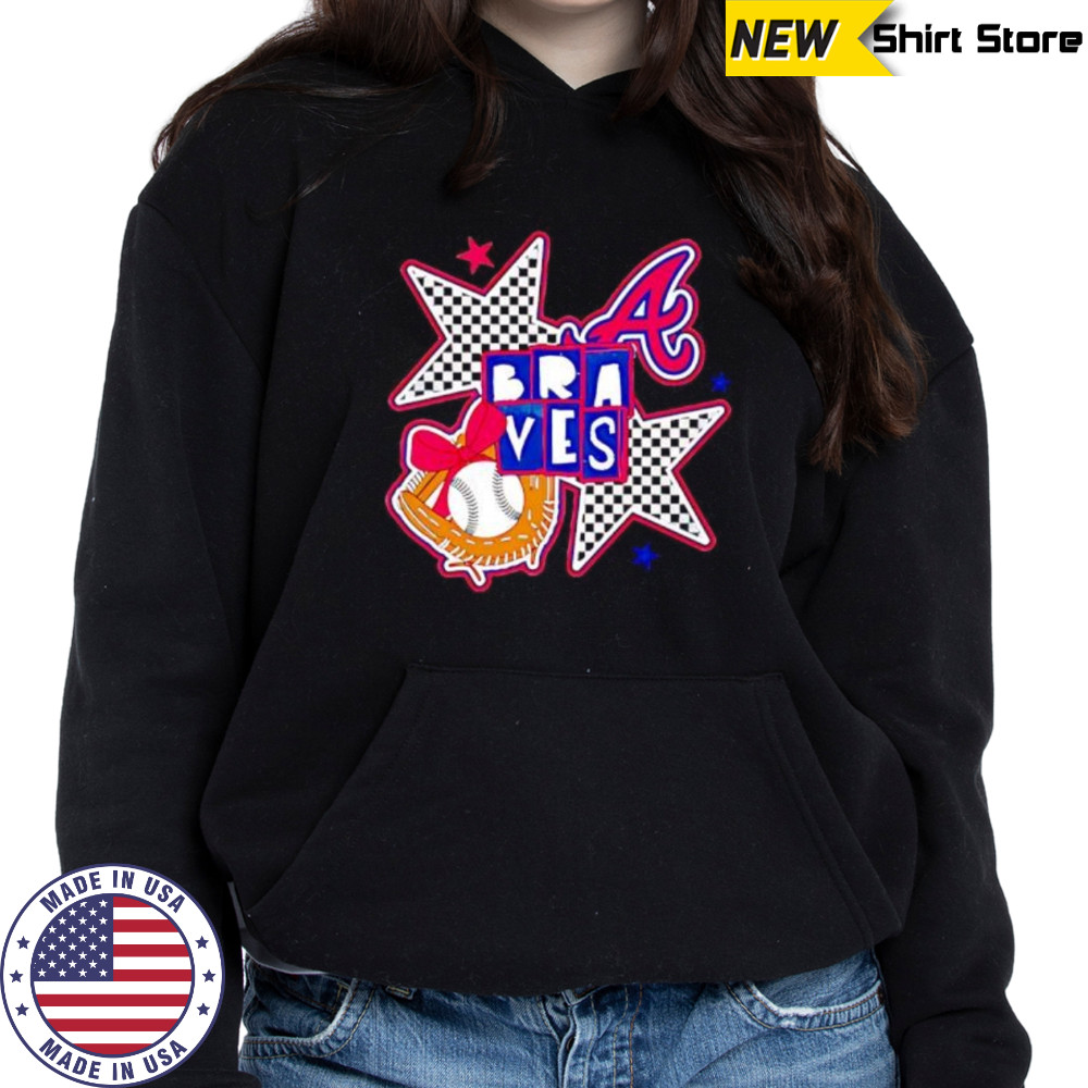 Atlanta Braves Checkered Stars shirt Hoodie