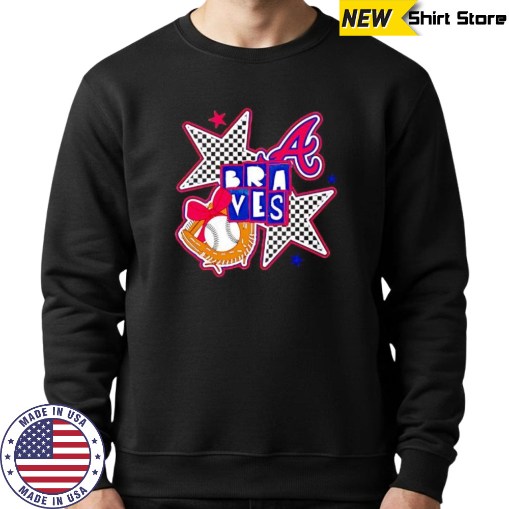 Atlanta Braves Checkered Stars shirt Sweatshirt