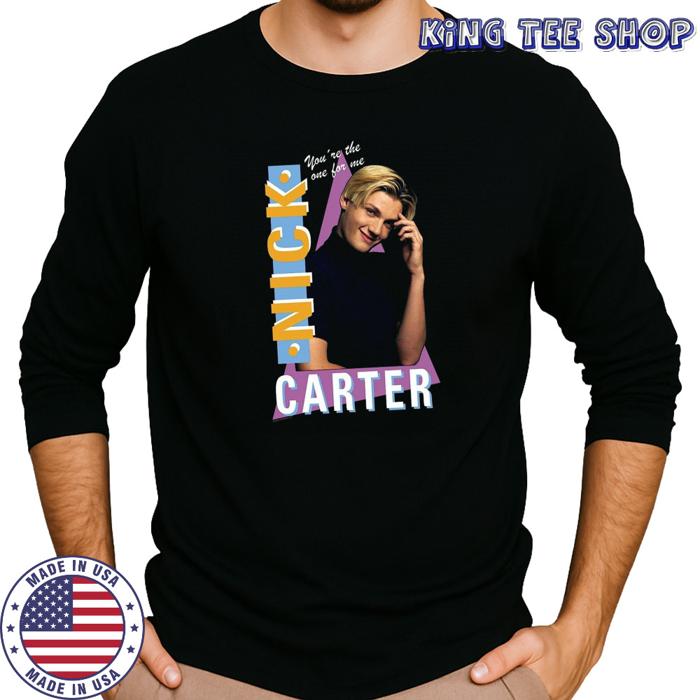 Backstreet Boys Nick Lyric T-Shirt Long Sleeved