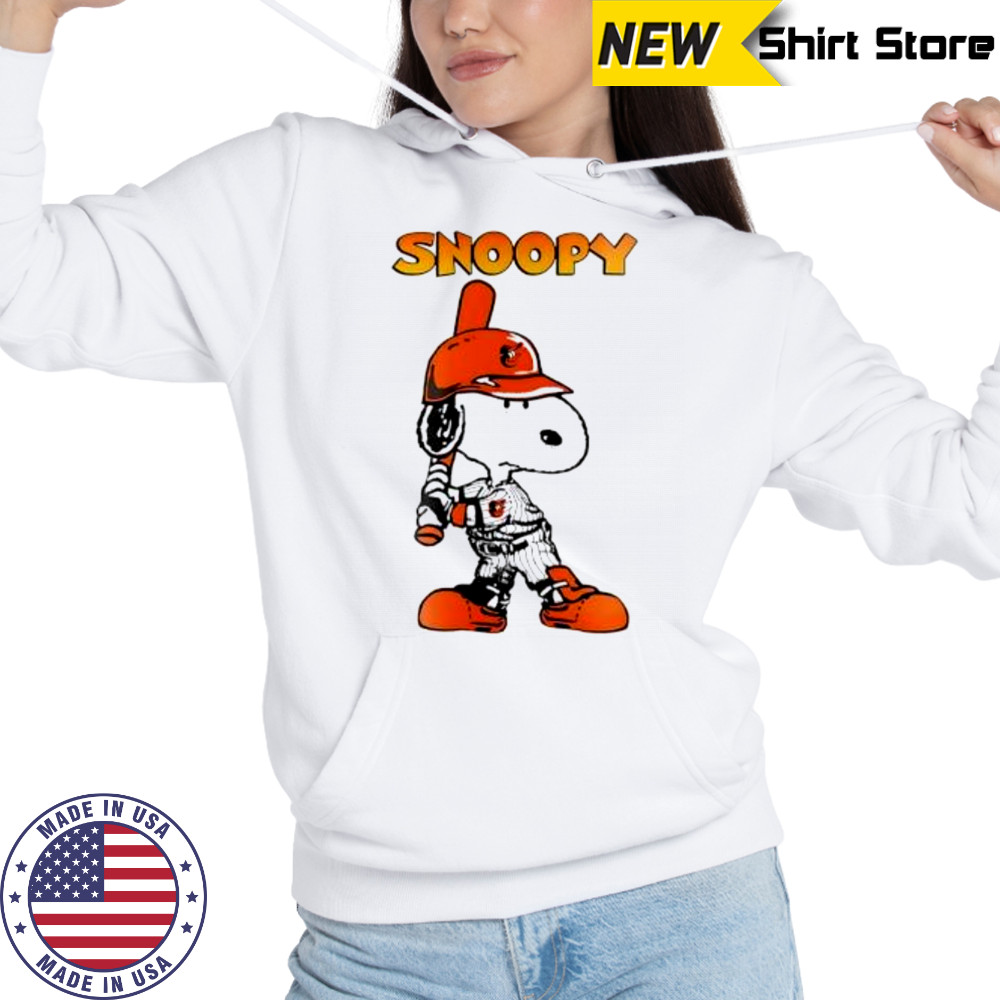 Baltimore Orioles Snoopy player shirt Hoodie