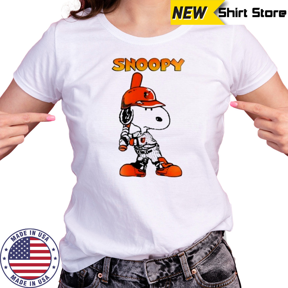 Baltimore Orioles Snoopy player shirt Women's T-shirt
