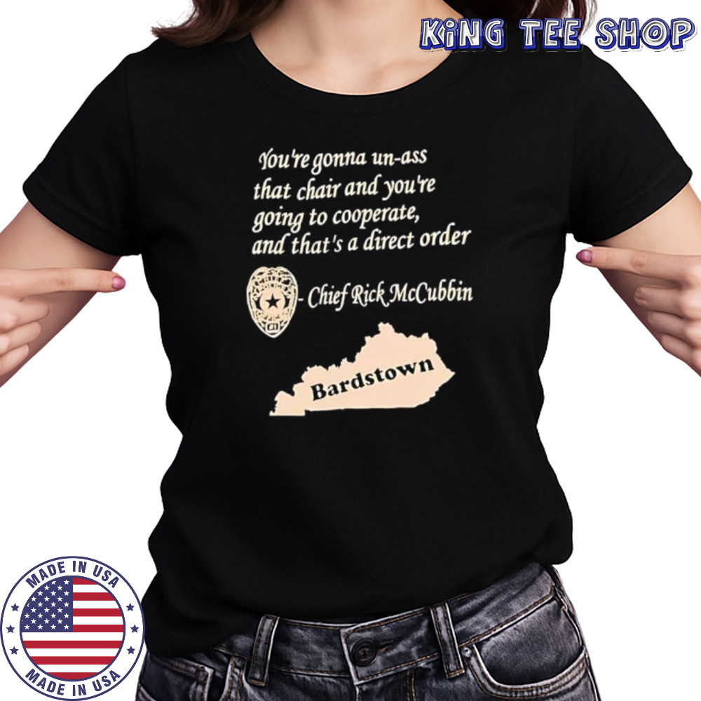 Bardstown chief rick mccubbin shirt Women's T-shirt