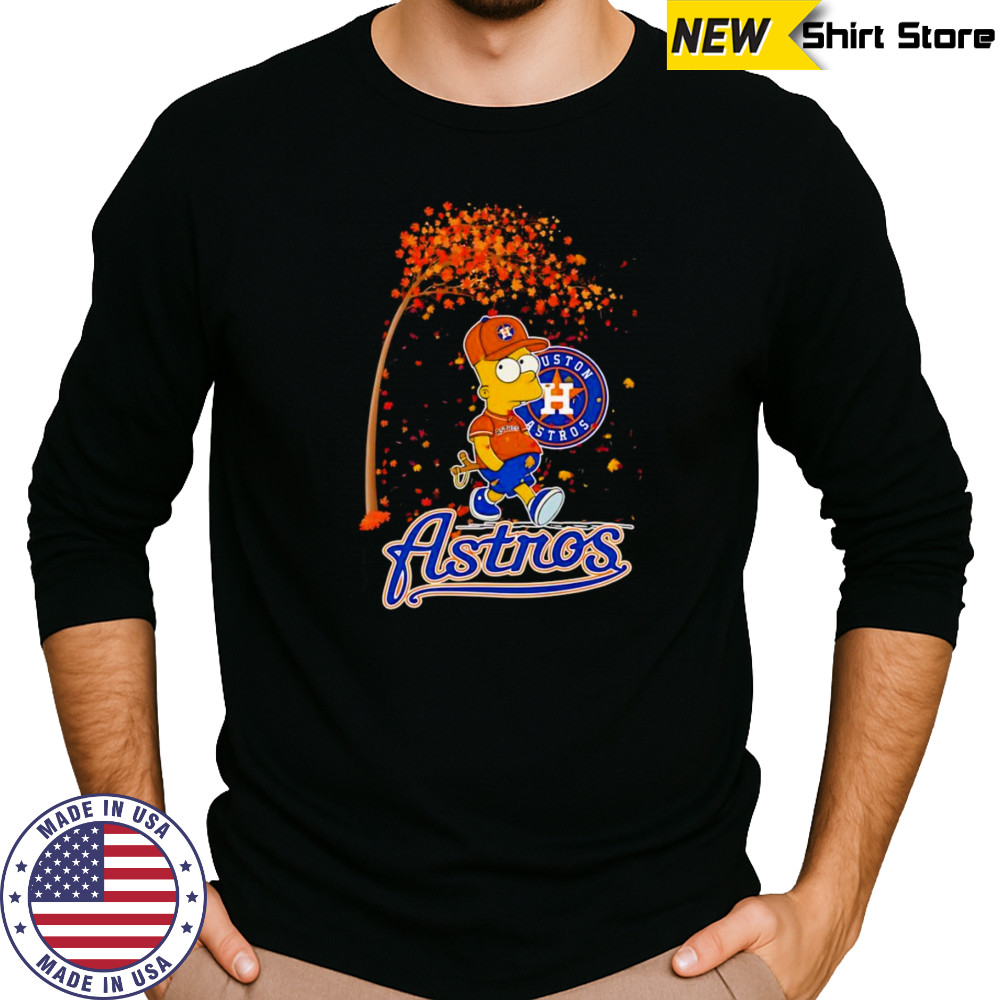 Bart Houston Astros Autumn shirt Long Sleeved