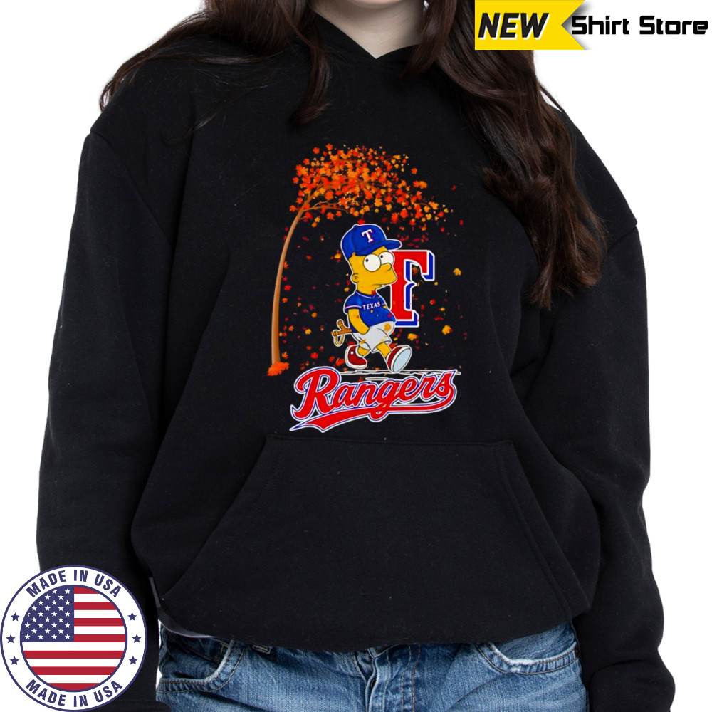 Bart Texas Rangers Autumn shirt Hoodie