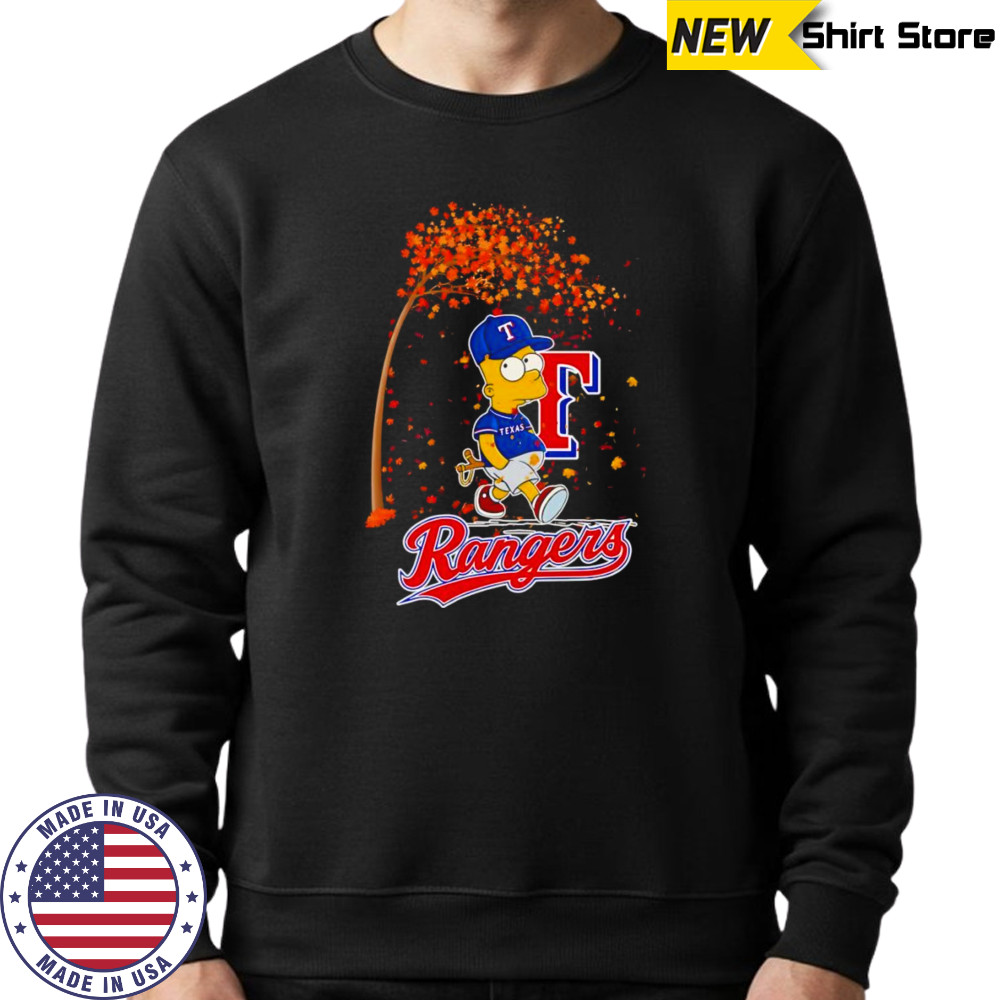 Bart Texas Rangers Autumn shirt Sweatshirt