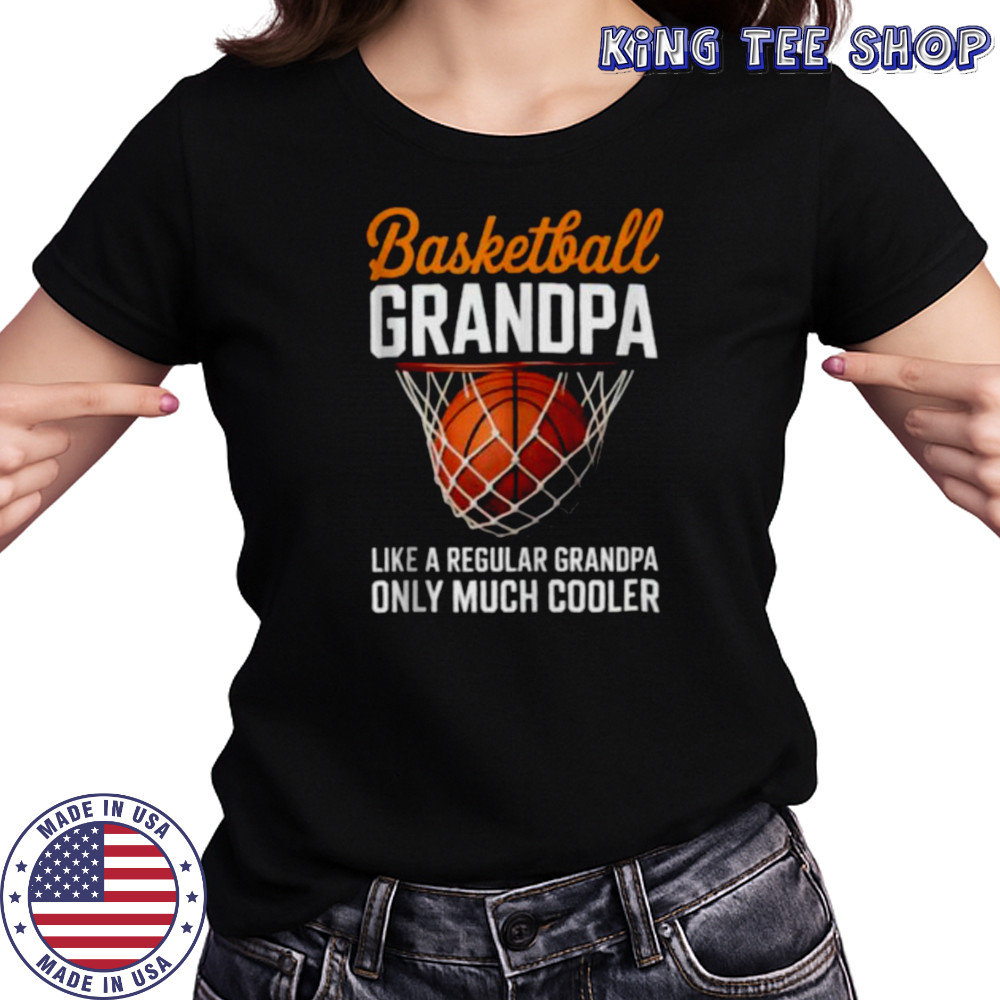 Basketball Grandpa Cool Guy Hoops Baller Court Sport Dad Shirt Women's T-shirt