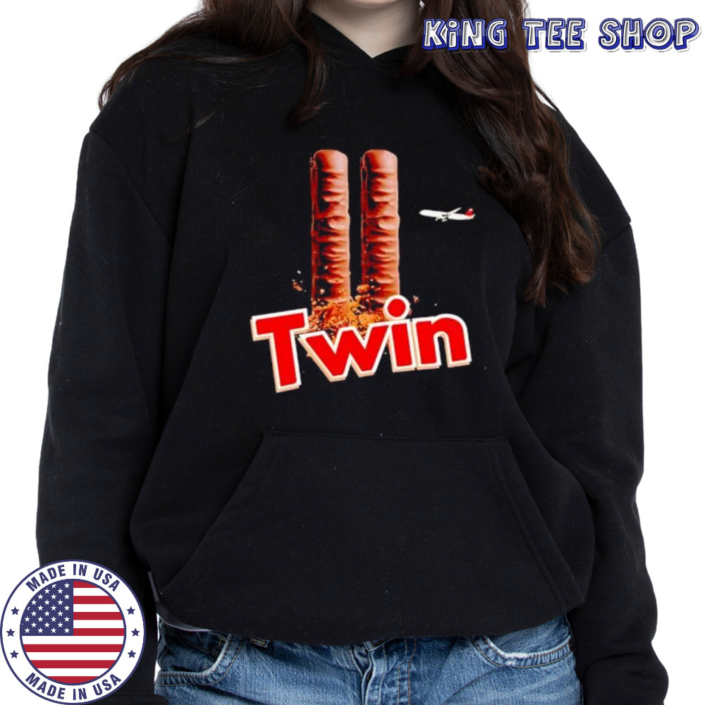 Bruhtees twin twin 9 11 planet shirt Hoodie