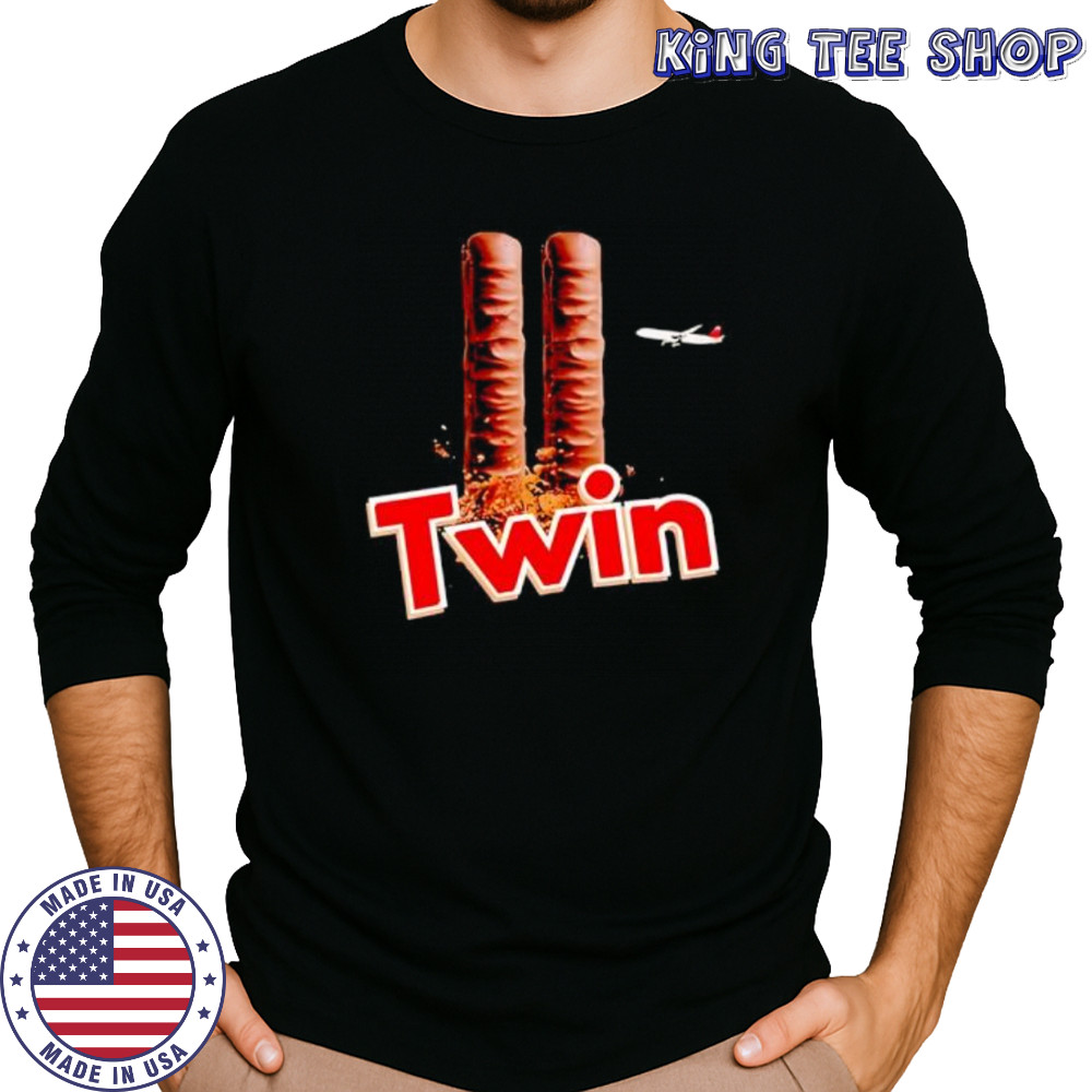 Bruhtees twin twin 9 11 planet shirt Long Sleeved