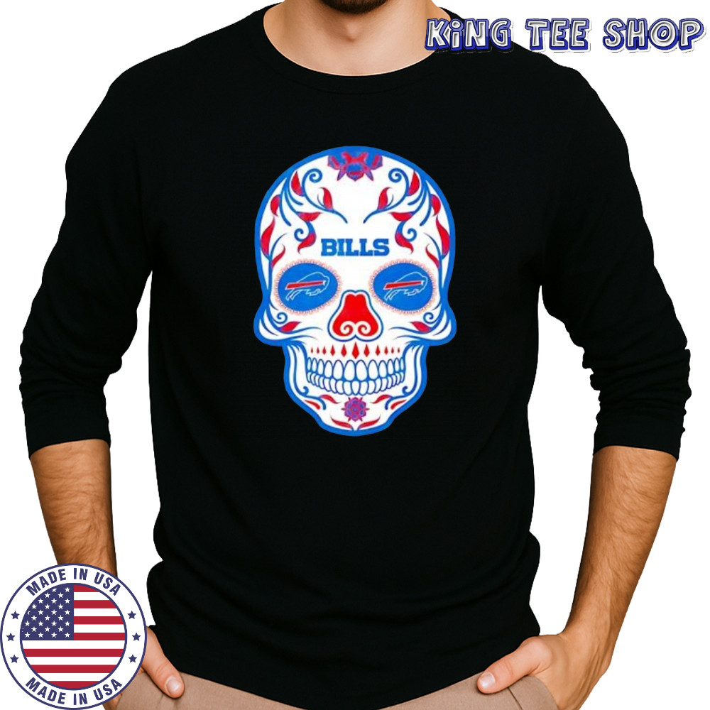 Buffalo Bills Skull Men’s shirt Long Sleeved