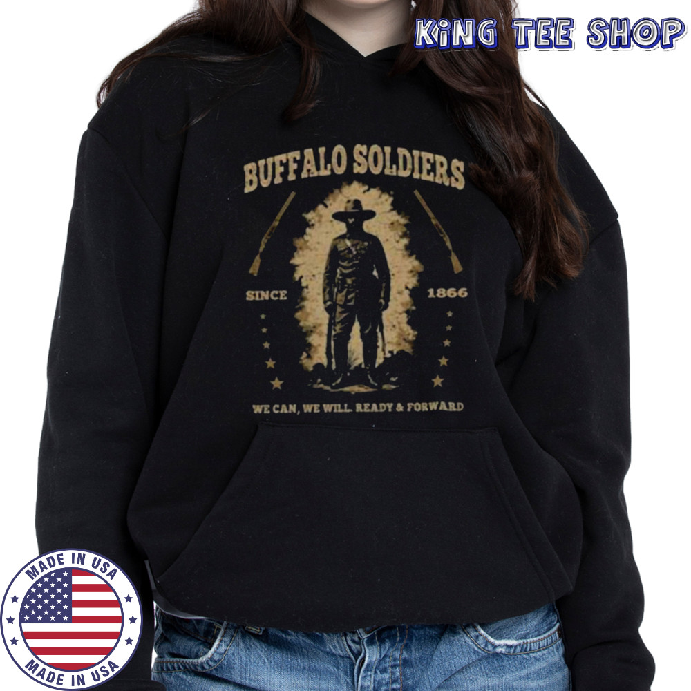 Buffalo Soldiers, African American Buffalo Black Culture USA Long Sleeve Shirt Hoodie