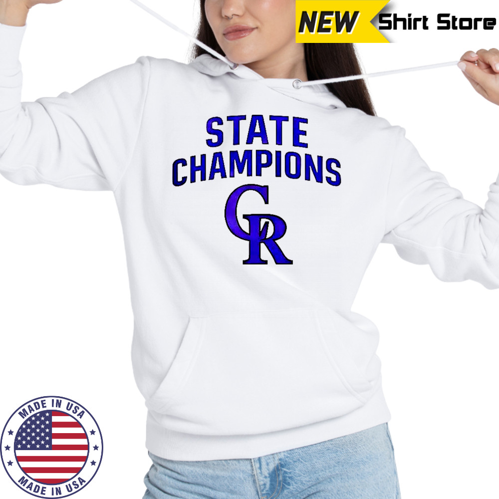 Colorado Rockies State Champions T-Shirt Hoodie