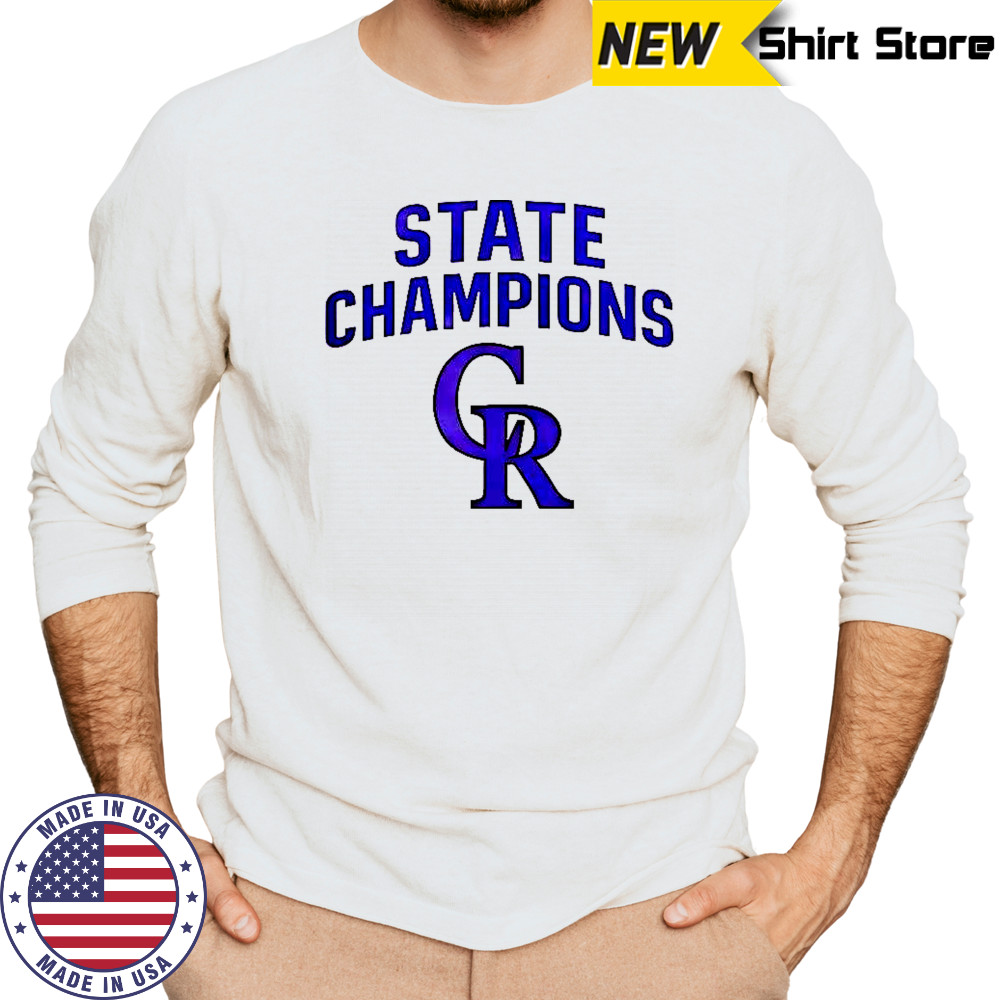 Colorado Rockies State Champions T-Shirt Long Sleeved