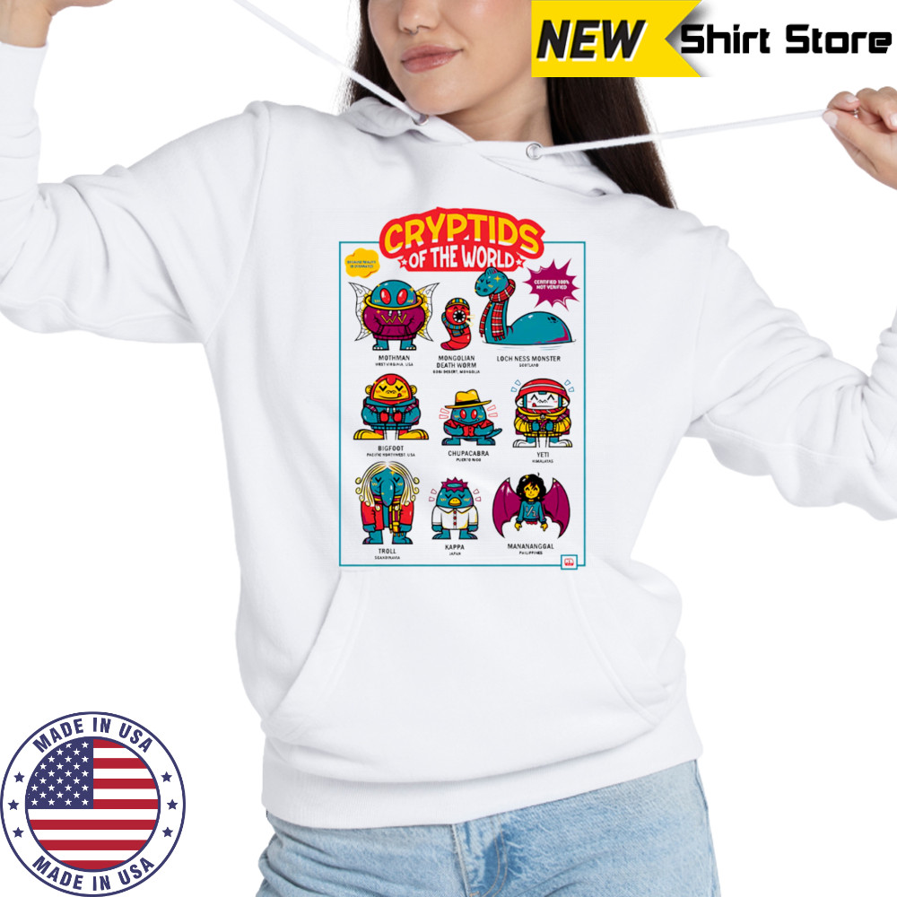 Cryptids of the world shirt Hoodie