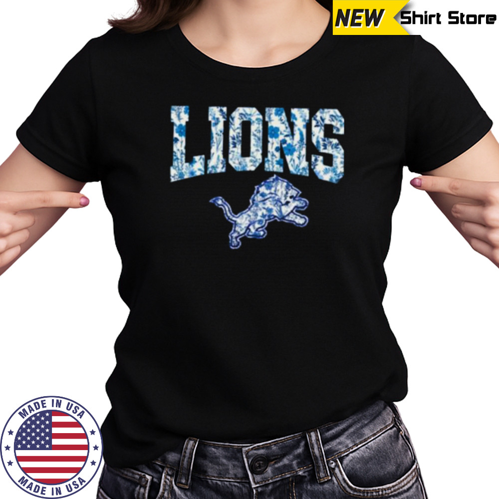 Detroit Lions Toile de Jouy Shirt Women's T-shirt