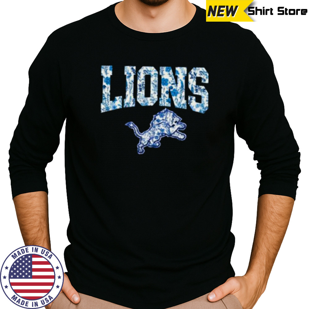 Detroit Lions Toile de Jouy Shirt Long Sleeved