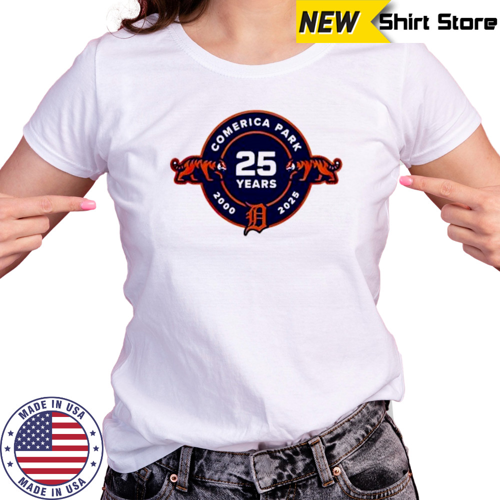 Detroit tigers 25th anniversary of comerica park shirt Women's T-shirt