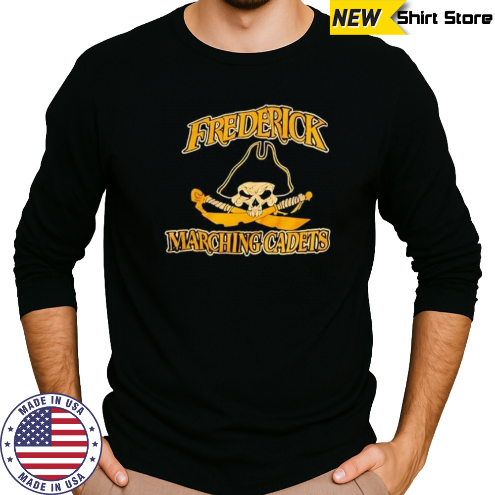 Frederick marching cadets pirate logo shirt Long Sleeved