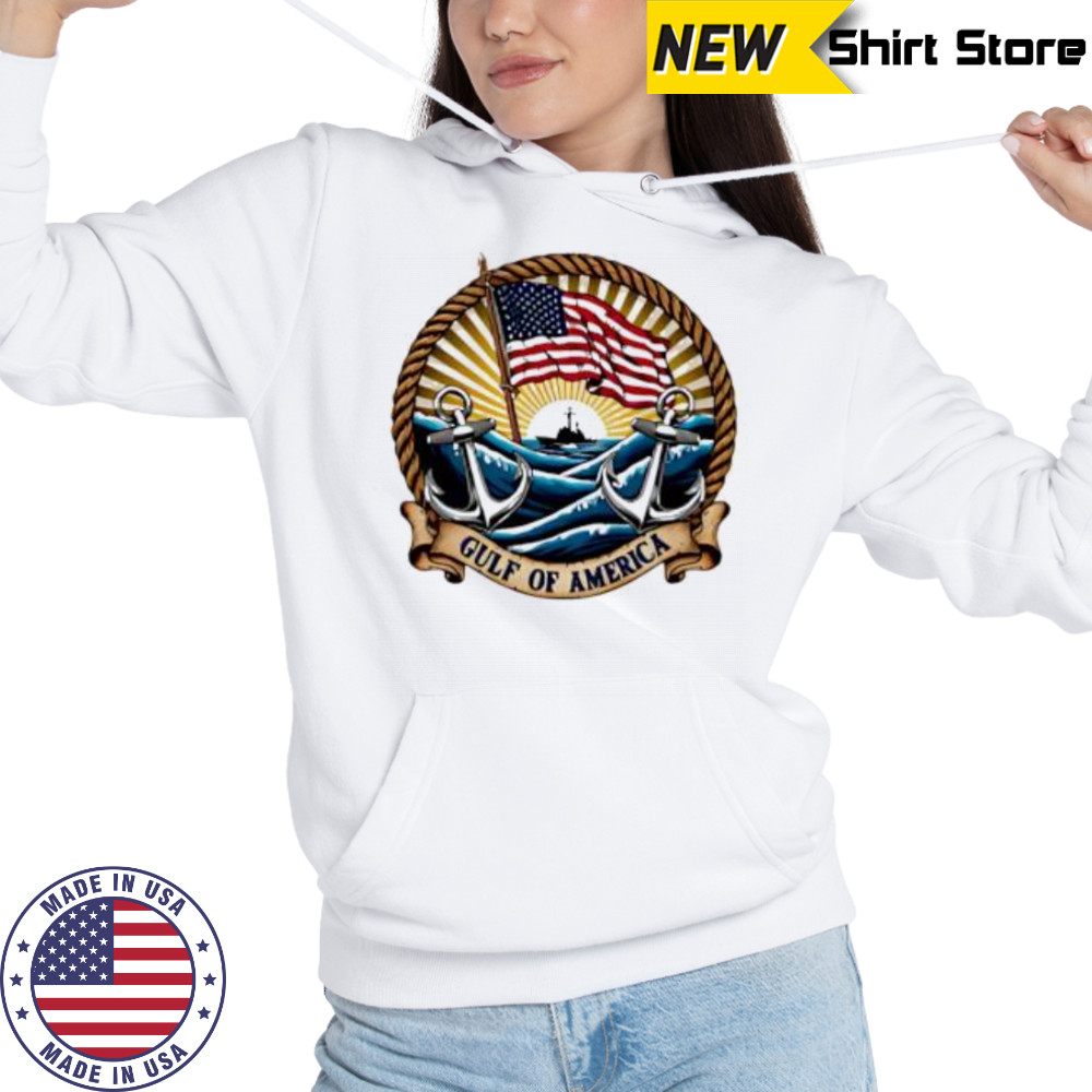 Gulf of America anchor shirt Hoodie