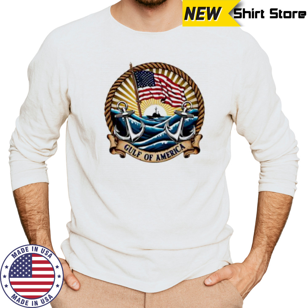 Gulf of America anchor shirt Long Sleeved