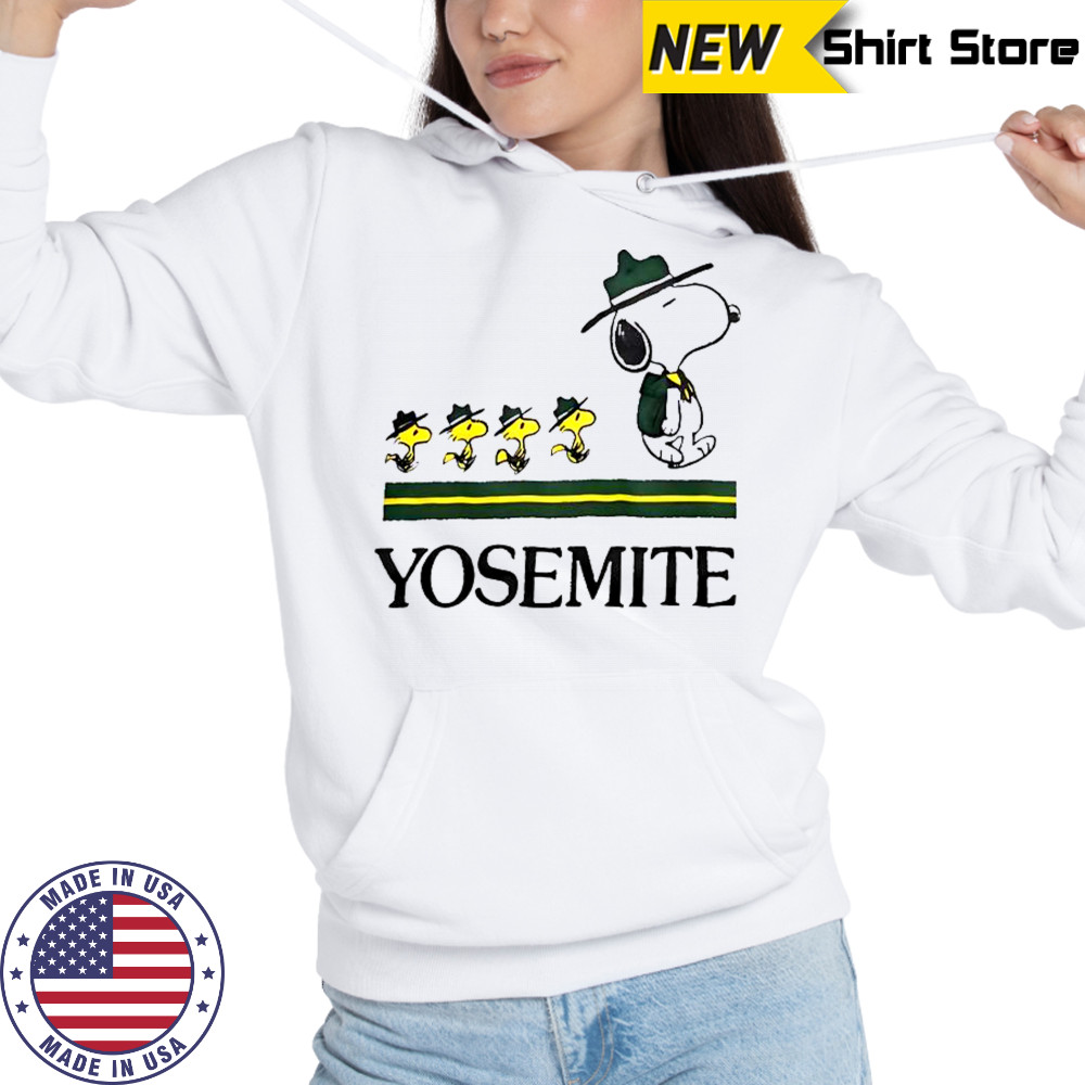 Happy Snoopy Yosemite Vintage T-Shirt Hoodie