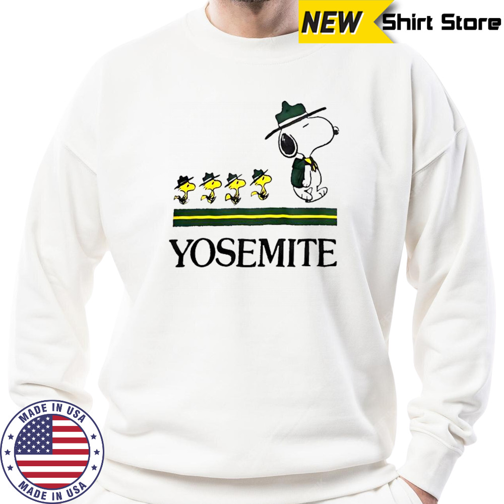 Happy Snoopy Yosemite Vintage T-Shirt Sweatshirt