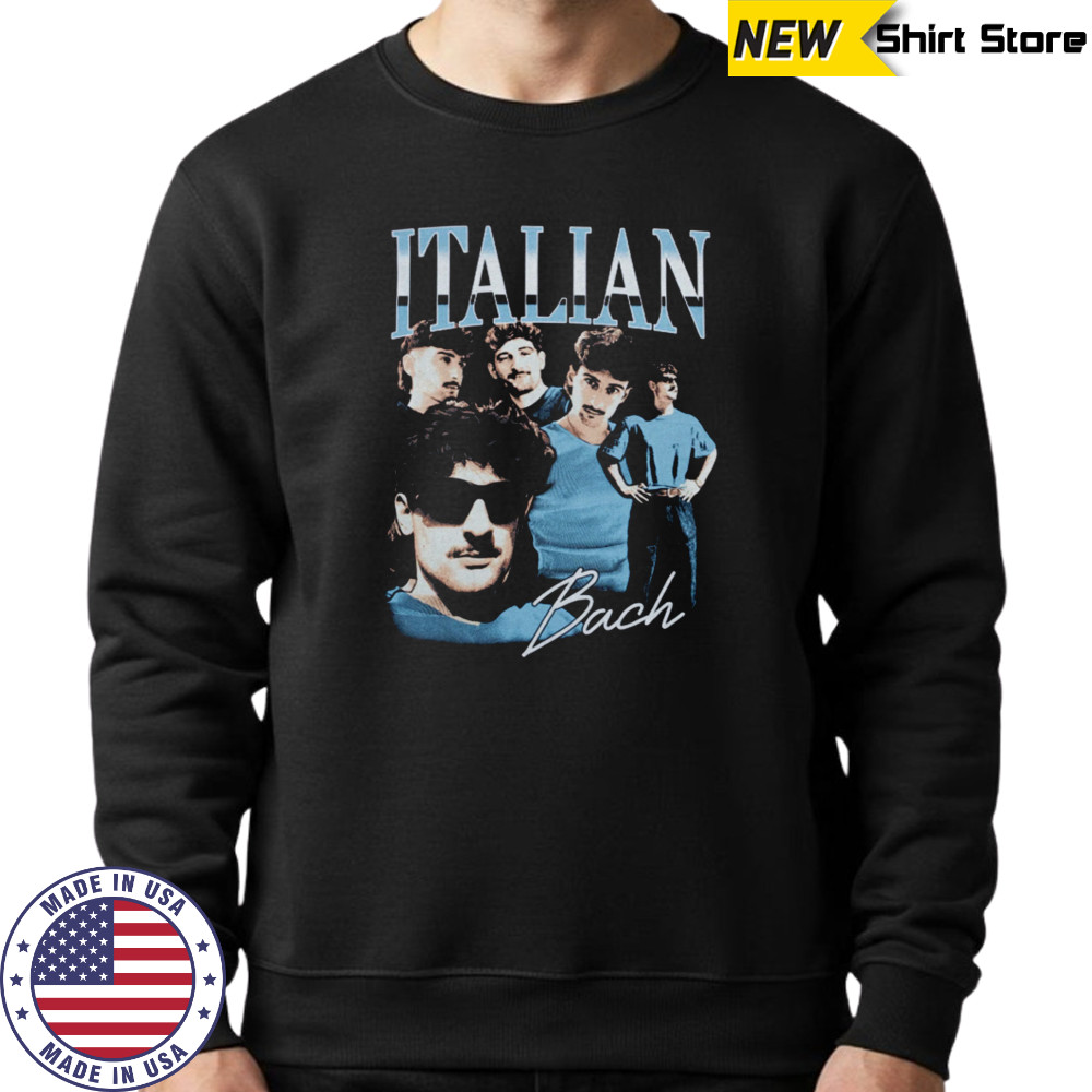 ItalianBach ItalianBach Beach Black T-Shirt Sweatshirt