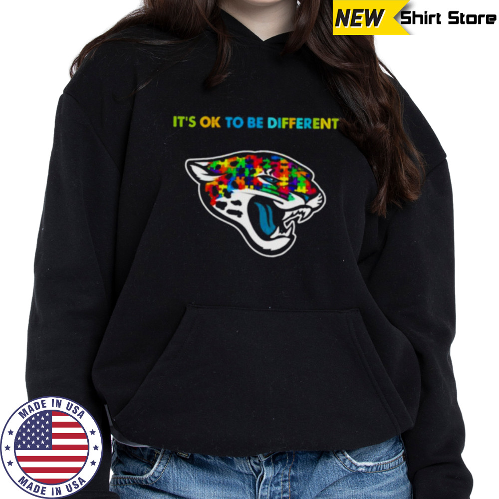 Jacksonville Jaguars Autism it’s ok to be different Shirt Hoodie