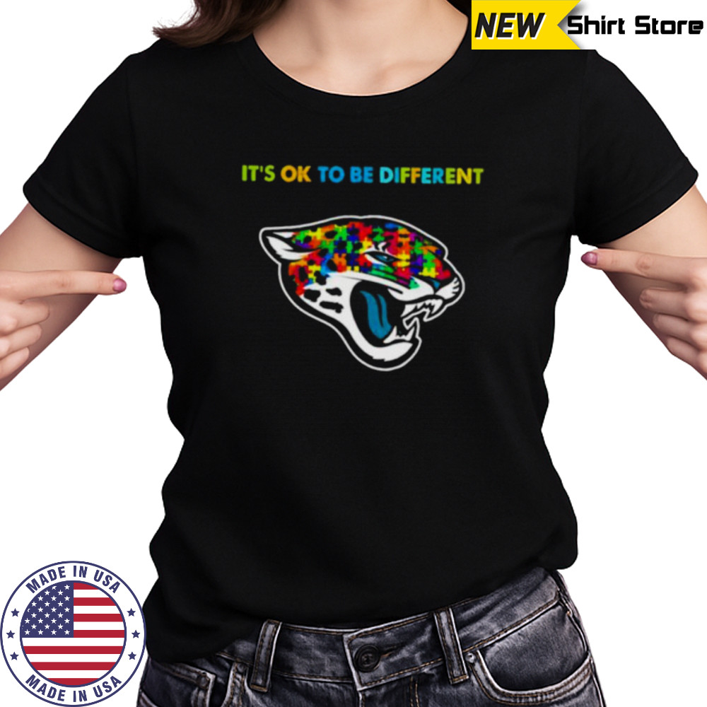 Jacksonville Jaguars Autism it’s ok to be different Shirt Women's T-shirt