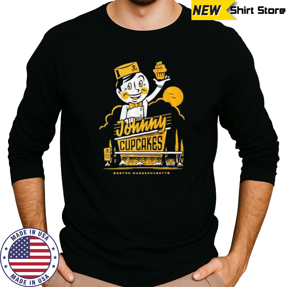 Johnny Cupcakes Boston Massachusetts shirt Long Sleeved