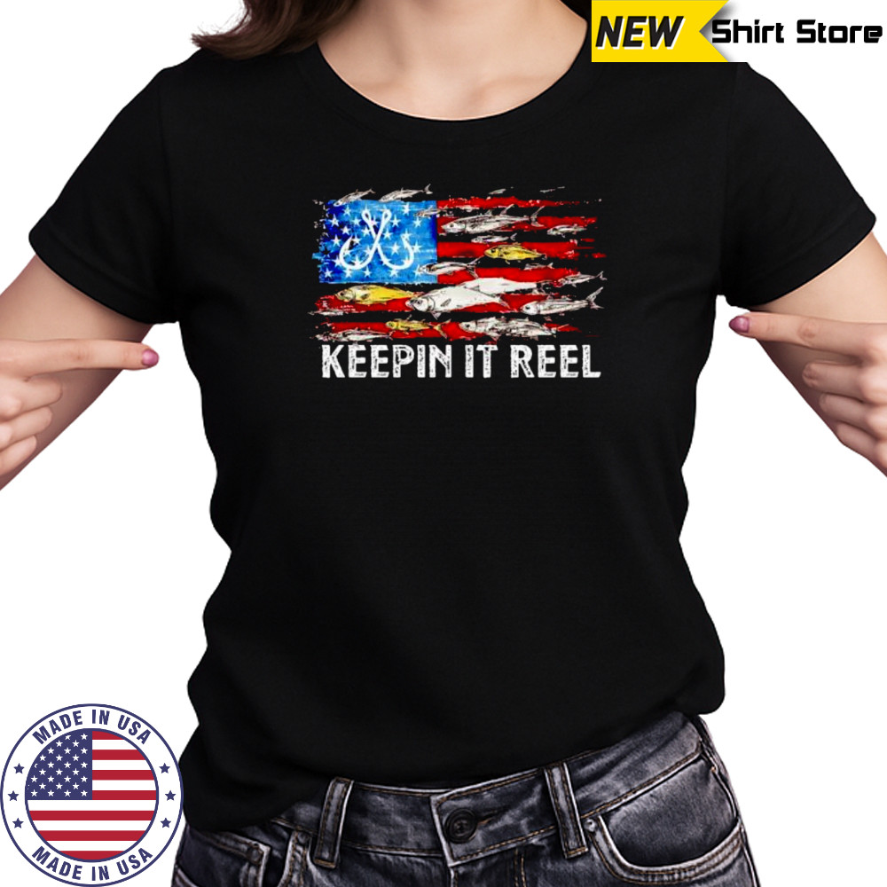Keepin it Reel American Fish shirt Women's T-shirt