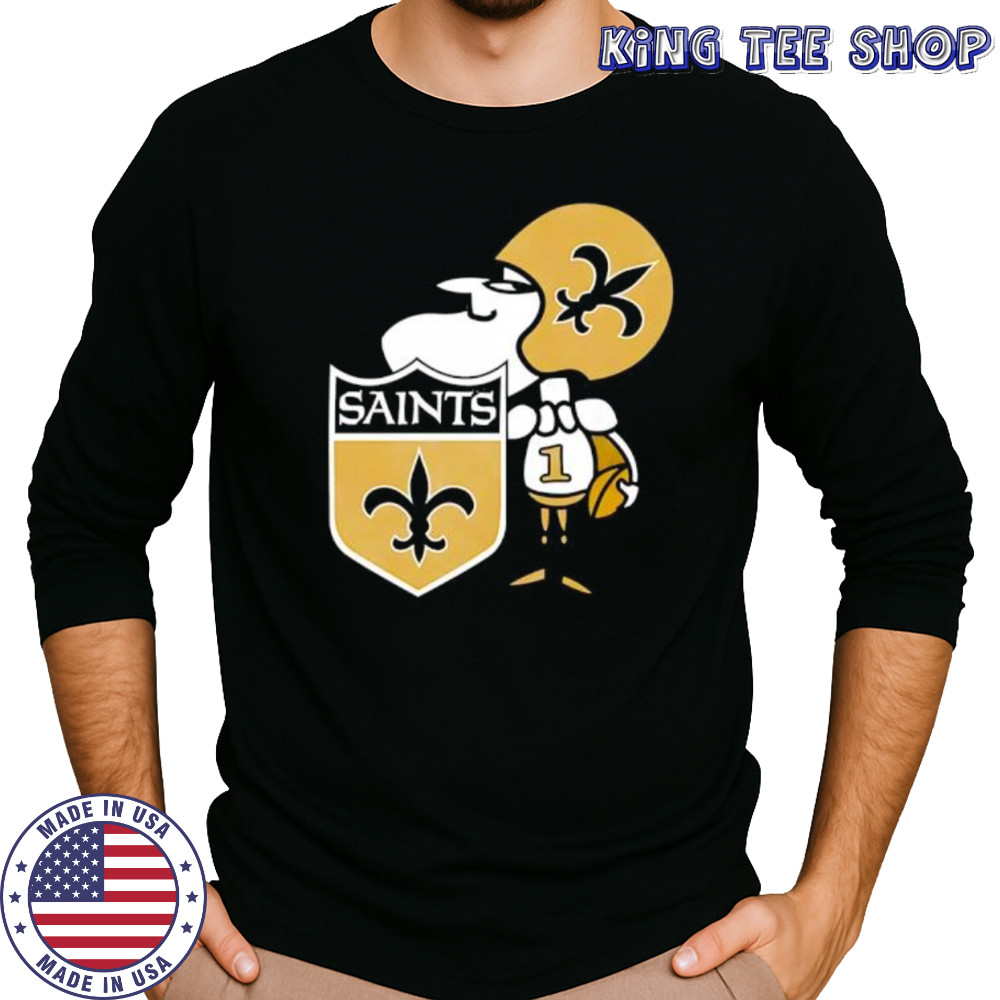 New Orleans Saints Cartoon Man shirt Long Sleeved