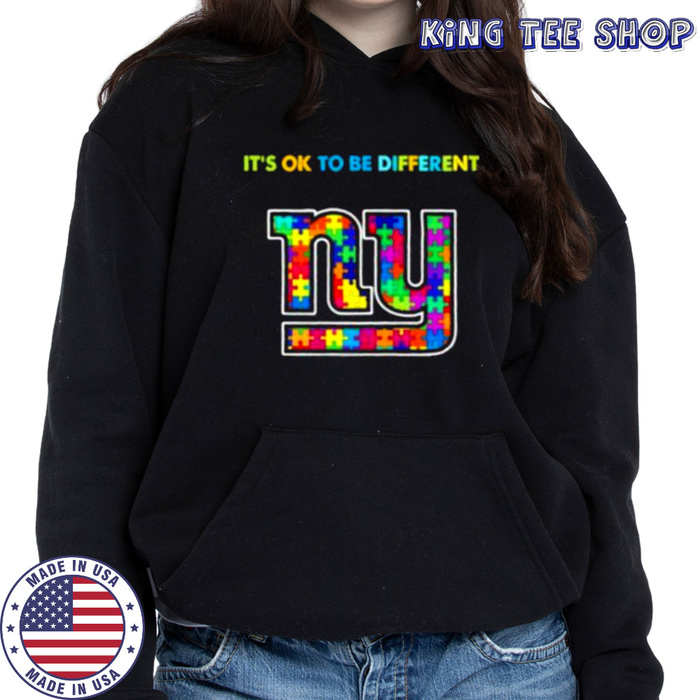 New York Giants x Autism awareness it’s ok to be different Shirt Hoodie