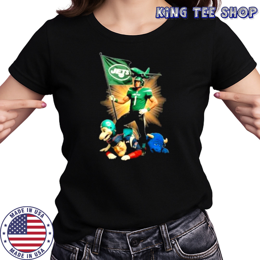 Official New York Jets Mascot Plant The Flag On NFL Teams Shirt Women's T-shirt