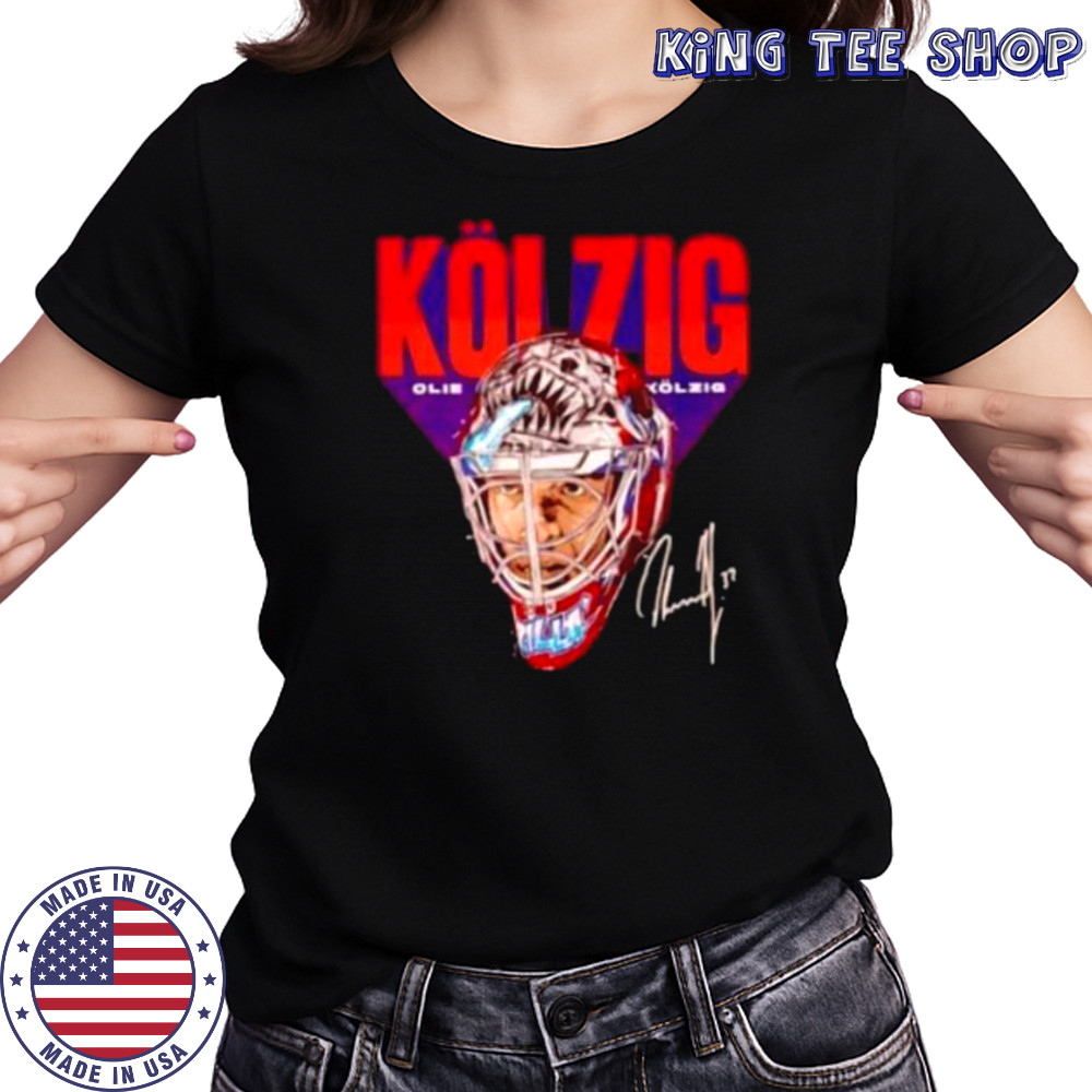 Olie Kolzig mask signature Washington Capitals Shirt Women's T-shirt