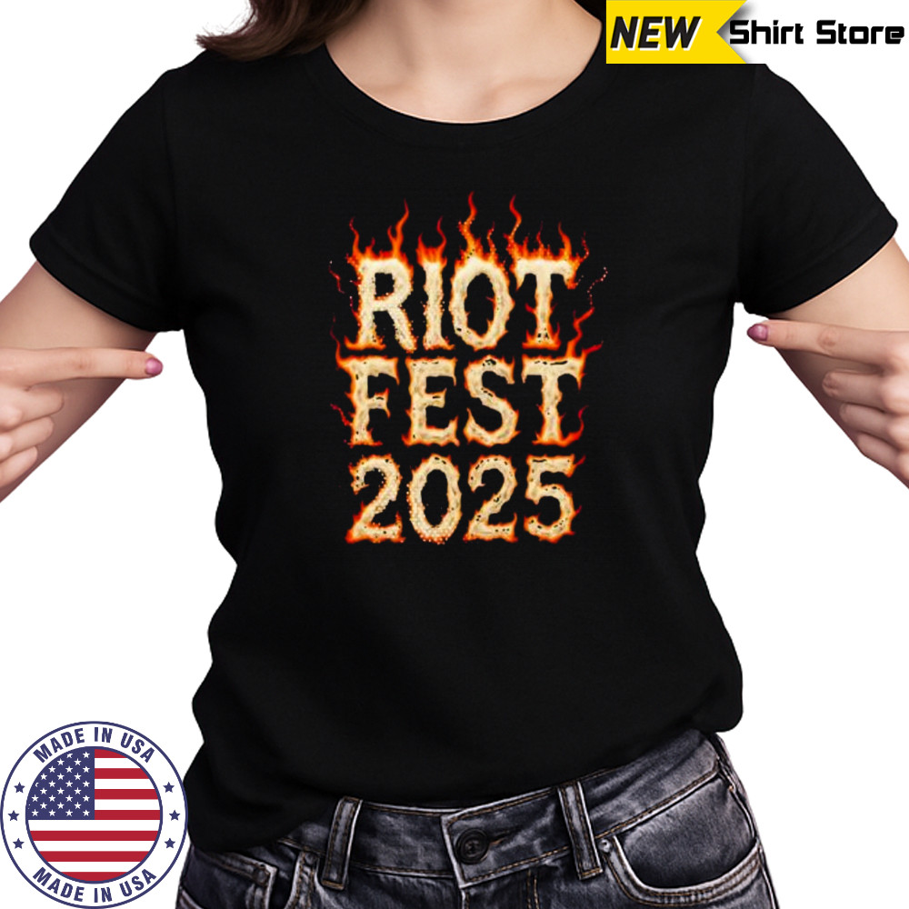 Riot Fest 2025 burning shirt Women's T-shirt